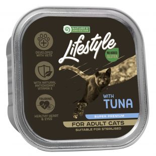NATURE'S PROTECTION LIFESTYLE консервированный корм для взрослых кошек, с тунцом 85 g