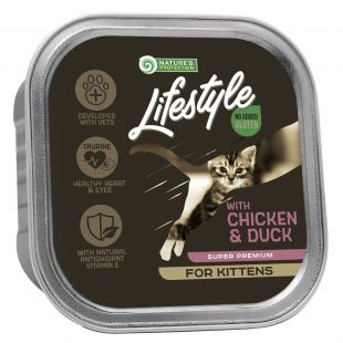 NATURE'S PROTECTION LIFESTYLE консервированный корм для молодых кошек, с курицей и треской 85 g