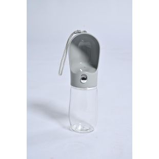 MISOKO veepudel koertele, plastik, 380 ml hall