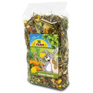 JR FARM põllul kuivatatud ürtidega toidulisand närilistele 500 g