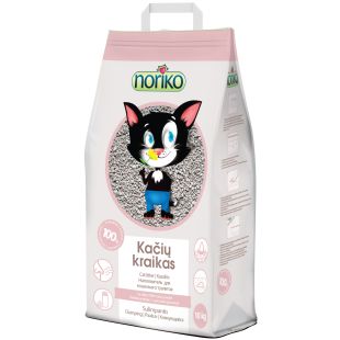 NORIKO комкующийся наполнитель с тальком, 10 кг x 3