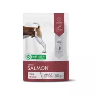 NATURE'S PROTECTION konservsööt täiskasvanud koertele lõhega 100 g x 22