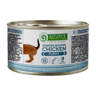 NATURE'S PROTECTION konservsööt noortele koertele kanalihaga 200 g x 6