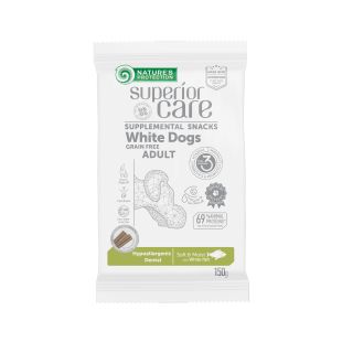 NATURE'S PROTECTION SUPERIOR CARE teraviljavaba söödalisand – maius täiskasvanud koertele, valge kalaga 150 g