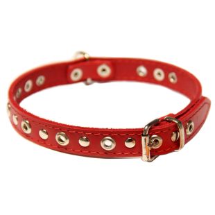 HIPPIE PET Ошейник, кожаный, разных цветов 1,5x43 см
