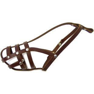 HIPPIE PET Nahast suukorv dobermannile 1 tk.