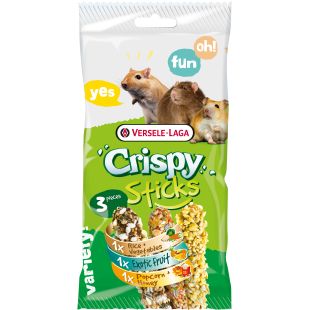 VERSELE LAGA CRISPY STICKS OMNIIVORES - maius närilistele kolm maitset, 3 tk