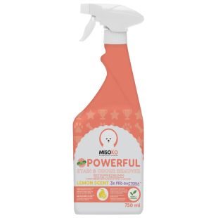 MISOKO koera pleki- ja lõhnaeemaldusvahend sidrunilõhnaline, 750 ml