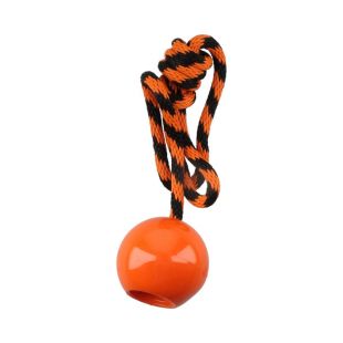 MR. STRONG Koera mänguasi, pall nööriga oranž, 50 cm