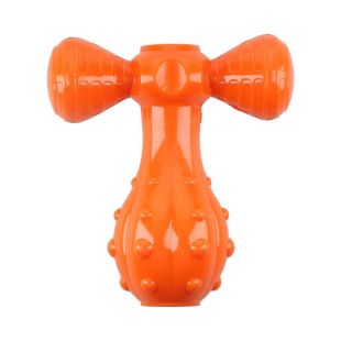 MR. STRONG Koera mänguasi, haamer oranž, 13,5 cm