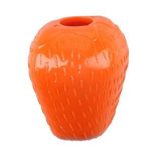 MR. STRONG игрушка для собак, клубника oранжевая, 7,5x6,5 cм