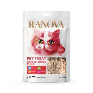 RANOVA Täiendsööt-maius kassidele, külmkuivatatud tuunikala 50 g