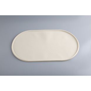SUPER DESIGN коврик по миску домашних животных, силиконовый песочного цвета, 52x30x1 cм