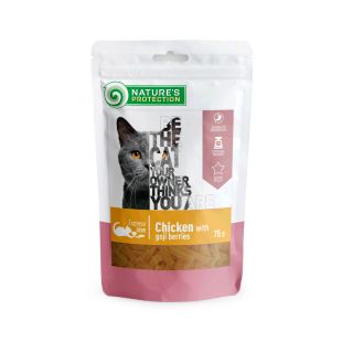 NATURE'S PROTECTION närimismaius kassidele, kanaliha ja goji marjadega 75 g
