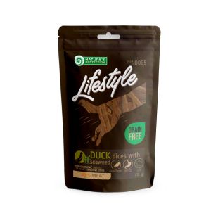 NATURE'S PROTECTION LIFESTYLE närimismaius koertele, pehmed parditükid merikapsaga 75 g