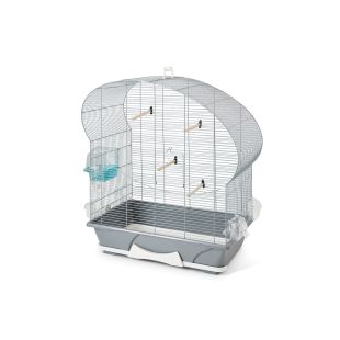 SAVIC Ellipse 50, клетка 70 x 38 x 75 см, серебряного цвета