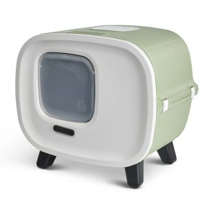 SAVIC Mira de luxe кошачий туалет из переработанного пластика 55.5x44x49.5 cм, зеленый