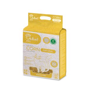 VELVET PAW looduslik kassiliiv maisist, lõhnatu 2,6 kg/6 l