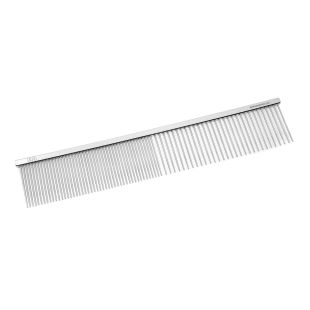 TAURO PRO LINE Kamm metallist, tiheda ja hõreda hammastusega L, 24.5 cm