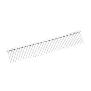 TAURO PRO LINE Kamm metallist, haruldaste hammastega, L, 25,5 cm