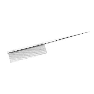 TAURO PRO LINE Kamm alumiiniumist, käepidemega, 19.3 cm, mündiroheline