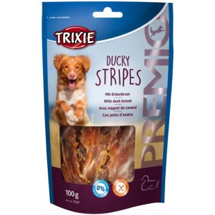TRIXIE PREMIO Ducky Stripes Toidulisand-närimismaius koertele "80 g "