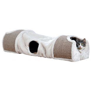 TRIXIE Когтеточка-тунель 110x30x38 cм, светло-серого/коричневого цвета