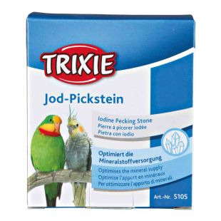 TRIXIE Nokkimiskivi lindudele joodiga, 90 g