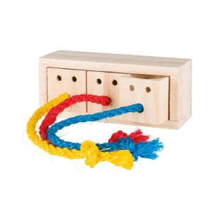 TRIXIE Игрушка для грызунов куб-диспенсер для лакомств, 16x6x7 cм