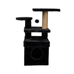 DUBEX Когтеточка для кошек 65x39x85 см, чёрная
