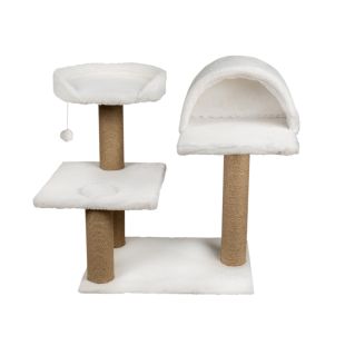DUBEX Когтеточка для кошек 53x87x75 см, белая