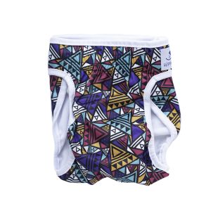 HIPPIE PET Многоразовые подгузники для самок с принтами в виде трехугольников, XXL
