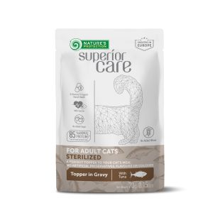 NATURE'S PROTECTION SUPERIOR CARE tuunikalaga konservsööt-söödalisand igat tõugu täiskasvanud steriliseeritud kassidele 70 g