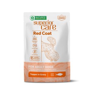 NATURE'S PROTECTION SUPERIOR CARE tuunikalaga konservsööt-söödalisand igat tõugu täiskasvanud punasekarvalistele koertele 70 g x 24