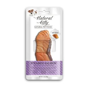NATURAL KITTY Koerte ja kasside kreemjad maiustused lõhega 25 g