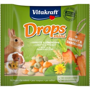 VITAKRAFT Väikeloomade maiused porganditega ja võililledega 40 g