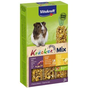 VITAKRAFT Väikeloomade maiused pähklite, mee ja tsitruselistega 3 tk.