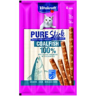 VITAKRAFT Pure Stick söödalisand kassidele – närimismaius, tursaga 4x5 g