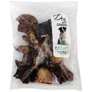 NATURE LIVING Täiendsööt koertele- närimismaius - kuivatatud sea kopsutükid 100 g