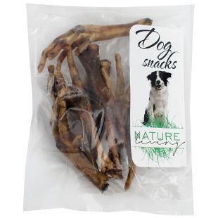 NATURE LIVING Täiendsööt koertele- närimismaius - kuivatatud kanajalad "100 g "