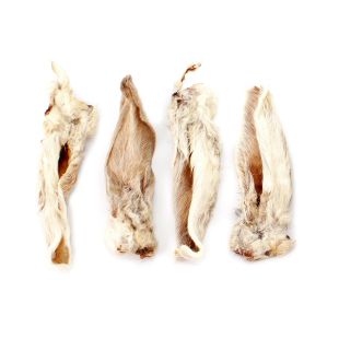 NATURE LIVING Närimismaius kuivatatud küülikukõrvad karvadega 100 g