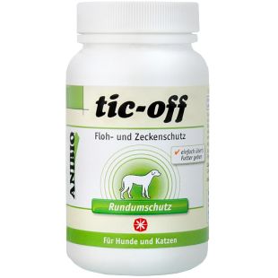 ANIBIO Tic-off, toidulisand koertele ja kassidele puukide ja kirpude vastu 140 g