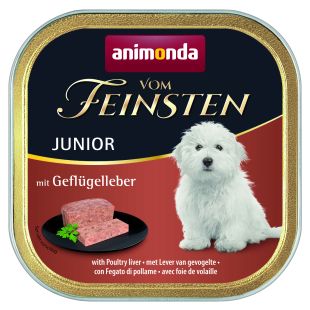 ANIMONDA Vom feinsten konservsööt noortele koertele linnumaksaga 150 g