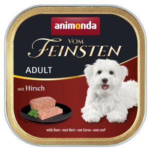 ANIMONDA Vom feinsten Forest konservsööt täiskasvanud koertele hirvelihaga 150 g