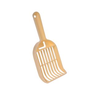 AOTONG Совок для кошачьего лотка 25x10x4 см, песочного цвета
