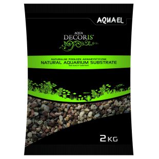 AQUAEL NATURAL MULTICOLORED kruus 3-5 mm, 2 kg