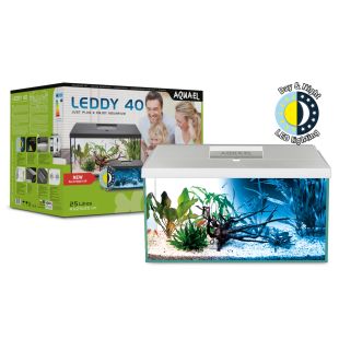 AQUAEL Akvaariumi komplekt LEDDY 40 41x25x25 cm, 25L, valge