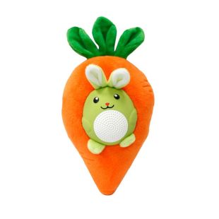 MISOKO игрушка для собак, морковь, плюшевая, oранжевая 22,5 cм