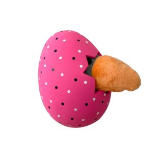 MISOKO игрушка для питомцев, яйцо, латекс, розовая 11,5 cм