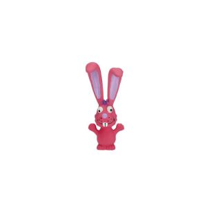 MISOKO Koera mänguasi, ilgaausis küülik lateks, roosa, 17 cm